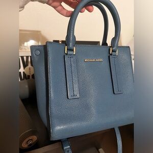 Blue Michael Kors Purse